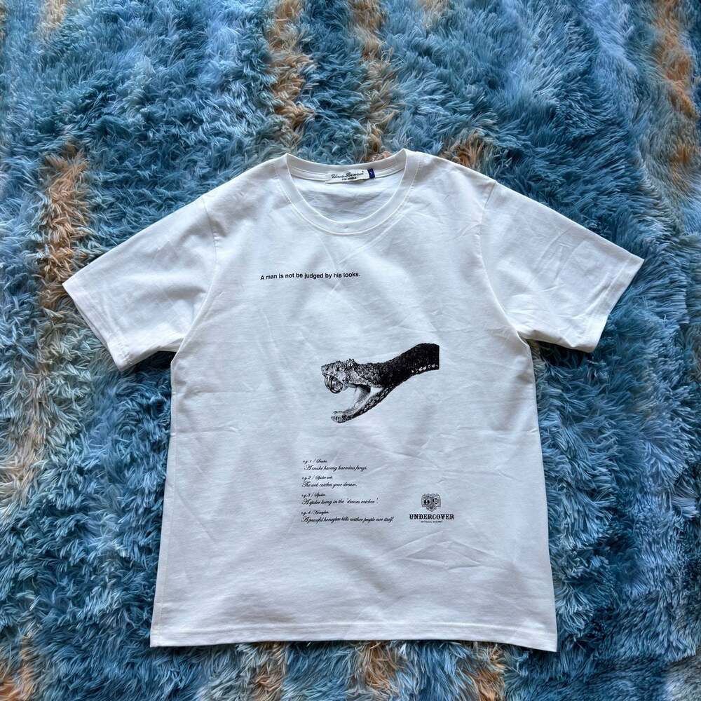 Undercover A Man Is Not Be Judged By His Looks Snake T-Shirt White Size 1